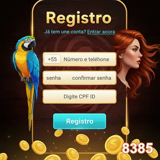 Ilustração de Experimente o aplicativo cassino 8385 para Android e iOS