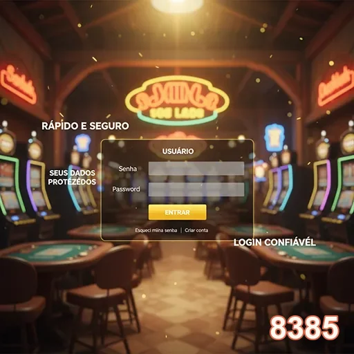 Ilustração de Experimente o aplicativo cassino 8385 para Android e iOS