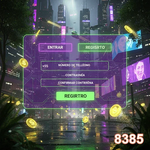 Ilustração de Experimente o aplicativo cassino 8385 para Android e iOS